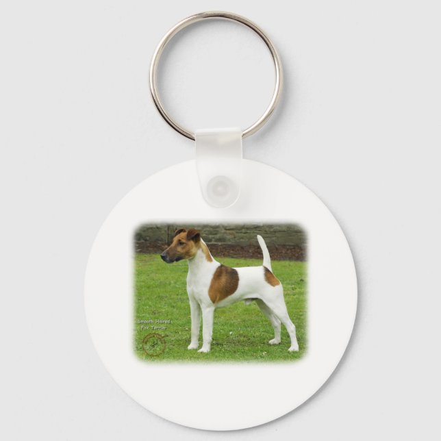 Fox Terriers 9T072D-126 Nyckelring (Framsida)