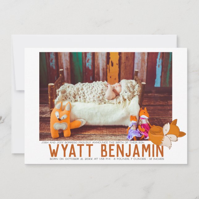 Fox - test vid födelsetal meddelande (Framsida)