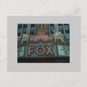 Fox Theater, Detroit, Michigan Vykort