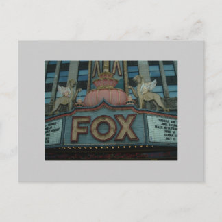 Fox Theater, Detroit, Michigan Vykort