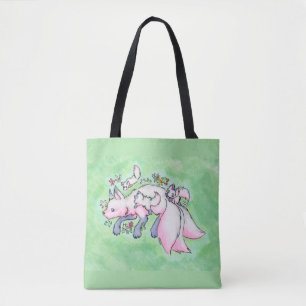 Fox Tote Bag Tygkasse