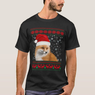 Fox Ugly God Jul Sweater Älskare Gift T Shirt