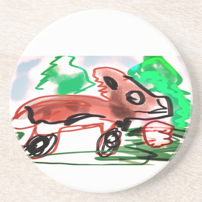 Fox under våren underlägg (Framsidan)