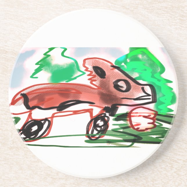 Fox under våren underlägg (Framsidan)