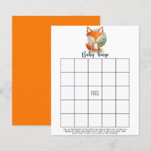 Fox unge - Babyduschbingo-spel