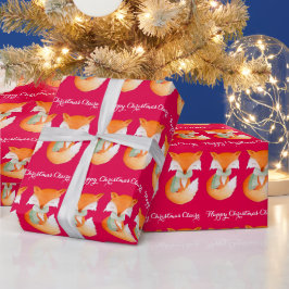 Fox unge vinterkonst namn jultomte presentpapper