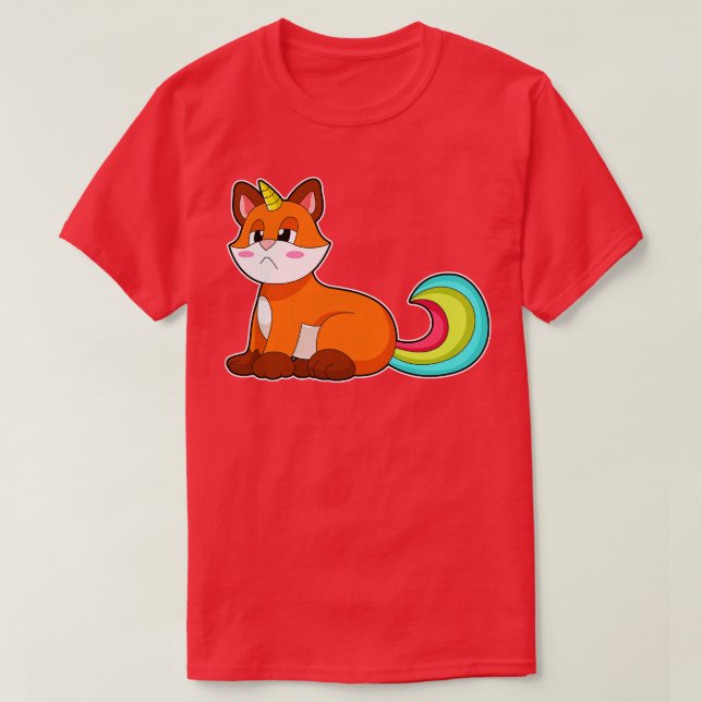 Fox Unicorn 1 T Shirt (Design framsida)