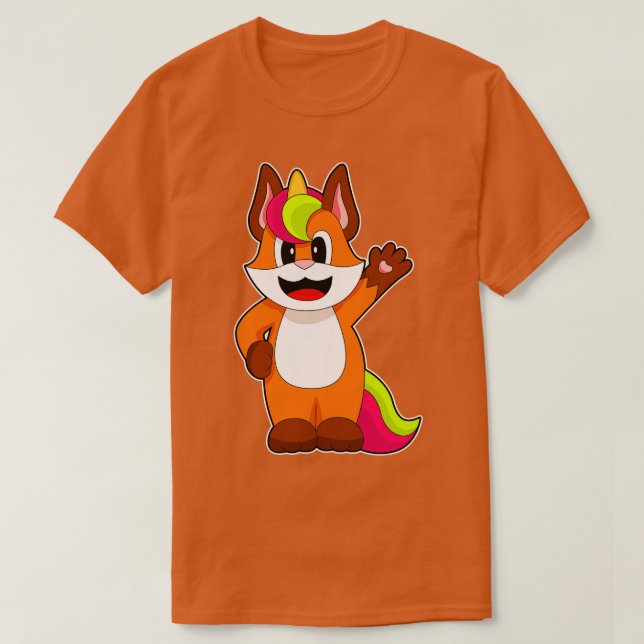 Fox Unicorn T Shirt (Design framsida)