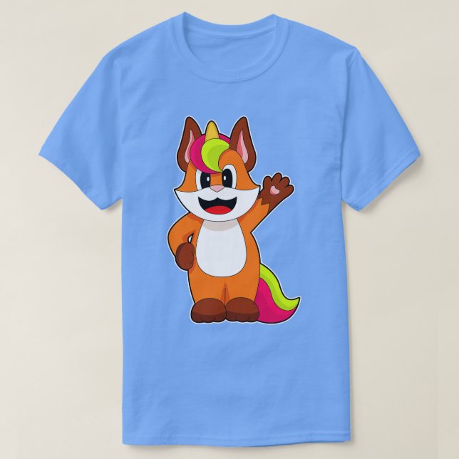Fox Unicorn T Shirt (Design framsida)