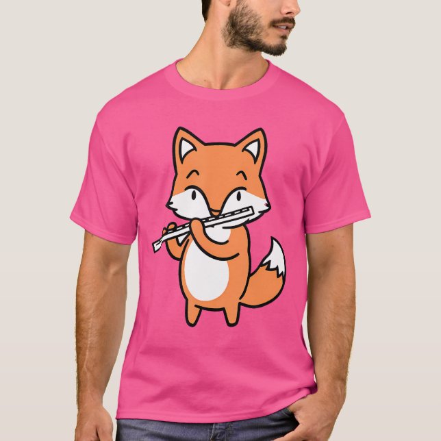 Fox-uppspelningsflata T Shirt (Framsida)