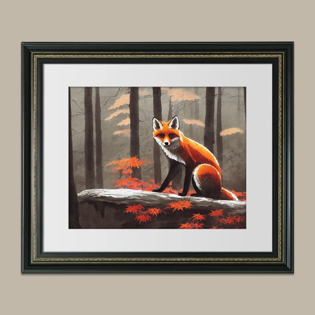 Fox vid Dusk Poster (Skapare uppladdad)