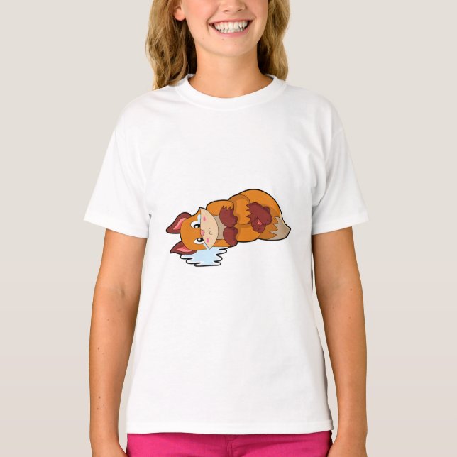 Fox vid Gråtande T Shirt (Framsida)