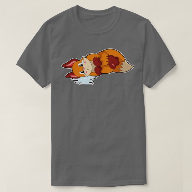 Fox vid Gråtande T Shirt (Design framsida)