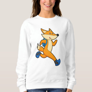 Fox vid körning med ryggsäck t shirt