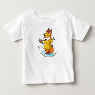 Fox vid regn med regn och regn t shirt