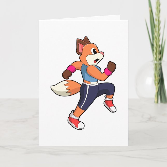 Fox vid Running Kort (Framsida)