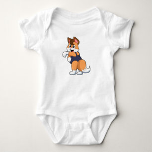 Fox vid Swimming med Swimfit T Shirt