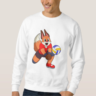 Fox vid Volleyball Sports Lång Ärmad Tröja