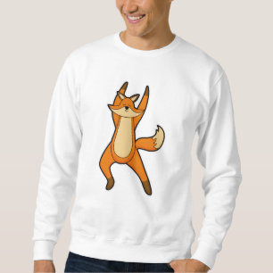 Fox vid Yoga Stretching-träning Lång Ärmad Tröja