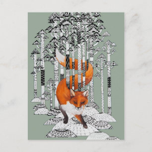 Fox vintertid vykort