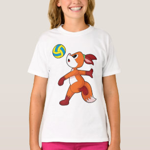 Fox Volleybollspelare Volleyboll Sport T Shirt