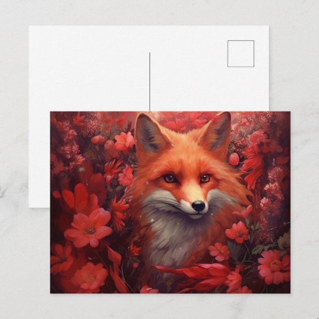Fox  vykort (Fram/baksida)