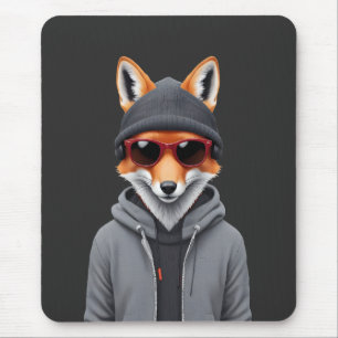 Fox Wearing Hoodie Funny Coola Animal Character Ar Musmatta