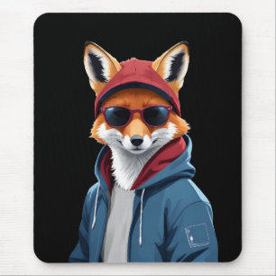 Fox Wearing Hoodie Funny Coola Animal Character Ar Musmatta