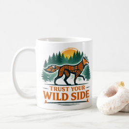 Fox Wilderness Spirit Animal Graphic Tee Kaffemugg
