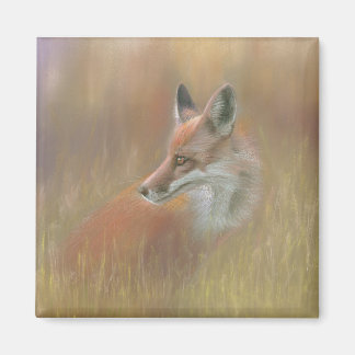 Fox wildlife magnet.  magnet