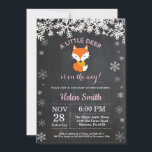 Fox Winter Girl Baby Shower Chalkboard-inbjudan Inbjudningar<br><div class="desc">Fox Winter Girl Baby Shower-inbjudan. Vit snöflummel. Bjud in för barn. Winter Helgdag Baby Shower Inbjudan. Bakgrund för kalkbord. Black and White. Om du vill göra ytterligare anpassningar klickar du på knappen "Anpassa" och användor verktyg som är utformat för att ändra mallen.</div>