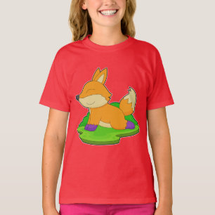Fox Yoga Fitness Gymnastics T Shirt