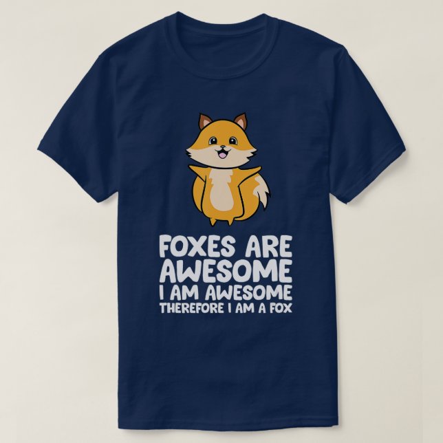 Foxar är Fantastisk T Shirt (Design framsida)