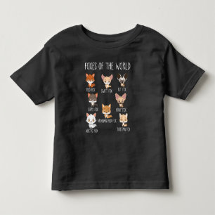 Foxar från världsgåvan för räv Älskare T Shirt