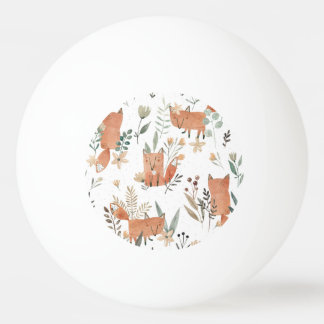 Foxar i Meadows: Vattenfärgen är sömlös Pingisboll