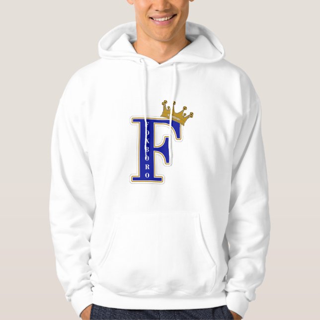 Foxboro Warriors Soccer Royalty Hoodie (Framsida)