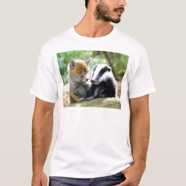 Foxcub och Badger Cute! T Shirt