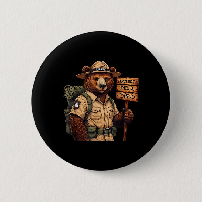Foxdragedel Delta Tangos ResistBear National Fores Knapp (Framsida)