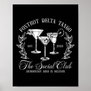 Foxdragtas Deltas Tangos Klubben Social Poster