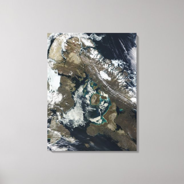 Foxe Basin, norra Kanada Canvastryck (Framsida)