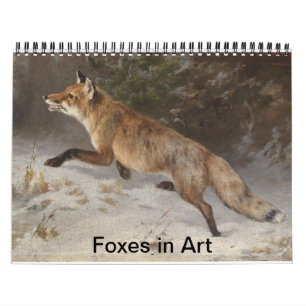 Foxer i konst kalender