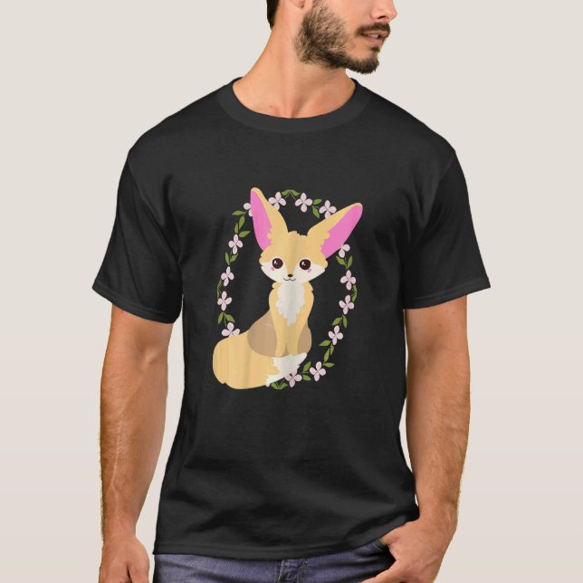 Foxes Fennec Fox T Shirt (Framsida)