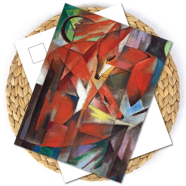 Foxes Franz Marc Postcard Vykort (Skapare uppladdad)