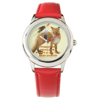 "Foxes or Meskwaki - People of the Red Earth" Armbandsur