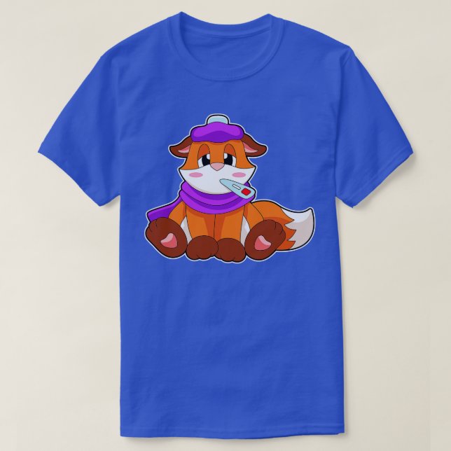 Foxfeber-termometer T Shirt (Design framsida)