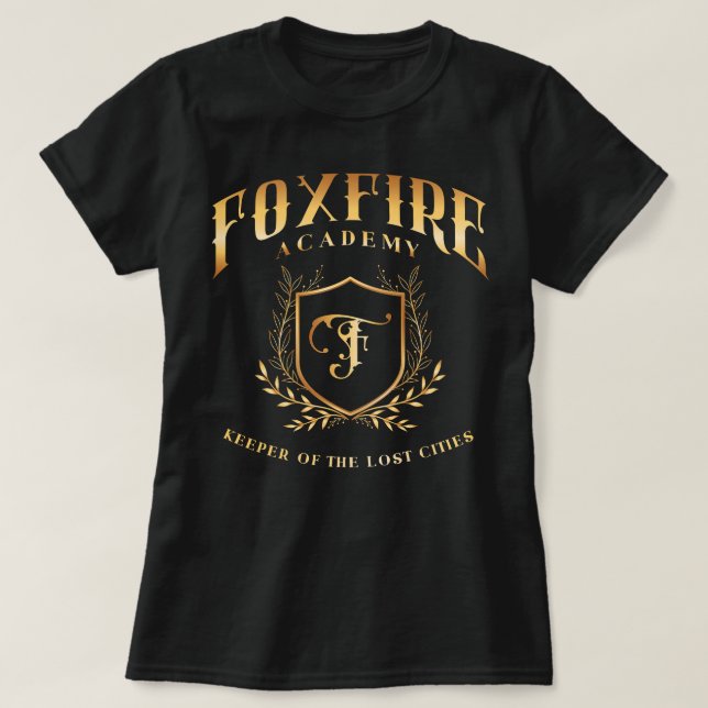 Foxfire Academy Keeper of the Borttappad Cities Sy T Shirt (Design framsida)