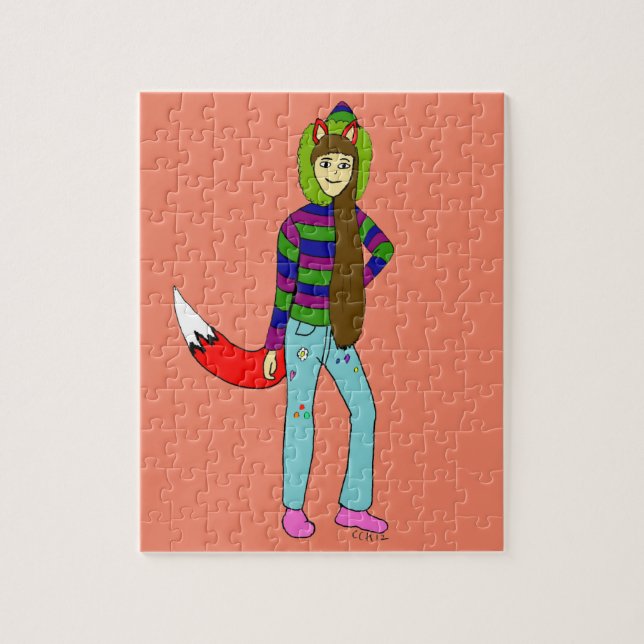 foxgirl pussel (Vertikal)