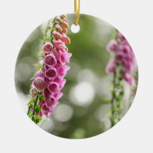 Foxglove-Blommar Julgransprydnad Keramik