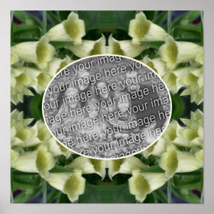 Foxglove Flower Ram Skapar ditt eget foto Poster