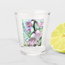 Foxglove Flowers Floral Pink Garden Personalized